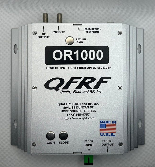 High Power Wall Mount Optical Receiver OR1000HP
