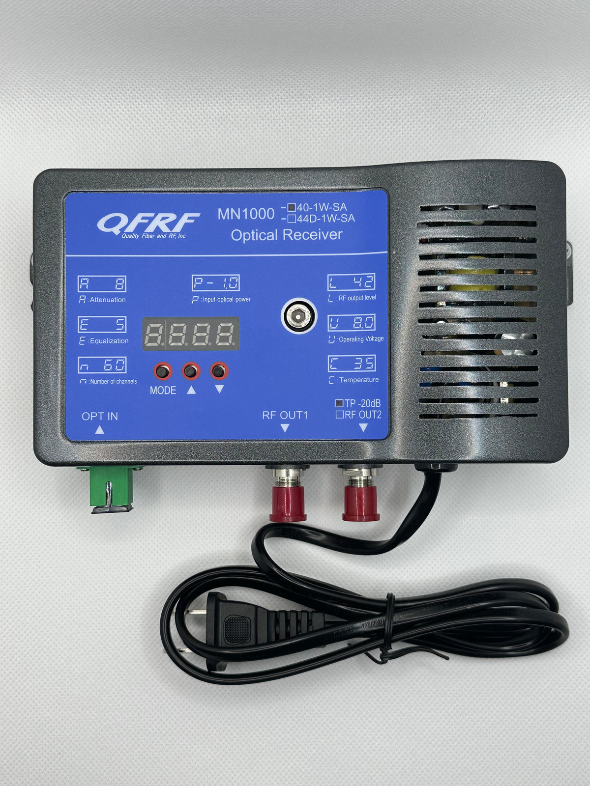 MN1000-40-1W-SA 1-way Wall Mount Mini Node — Quality Fiber and RF